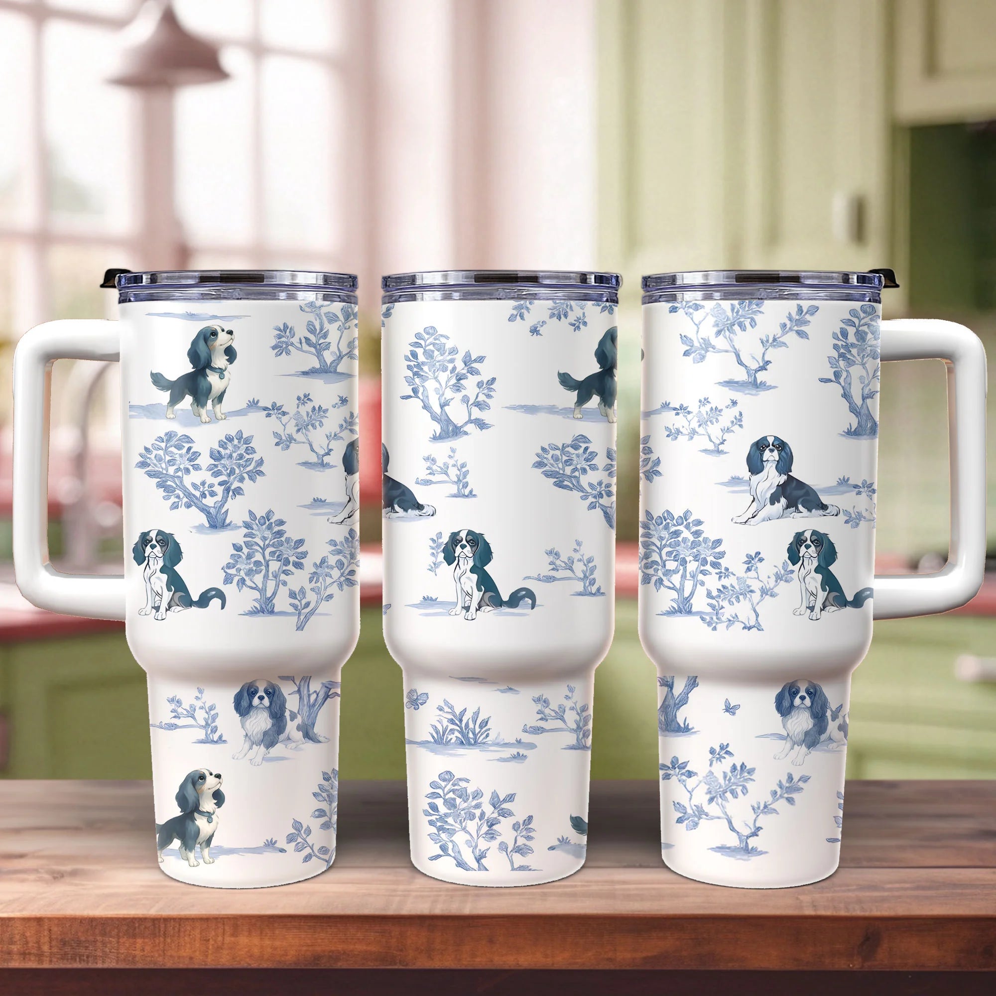 Cavalier King Charles Spaniel 40oz Tumbler: Dog Mom Gift