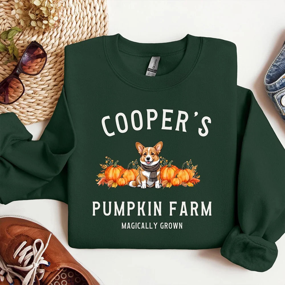 Custom Corgi Fall Sweatshirt – Corgi Mom Gift