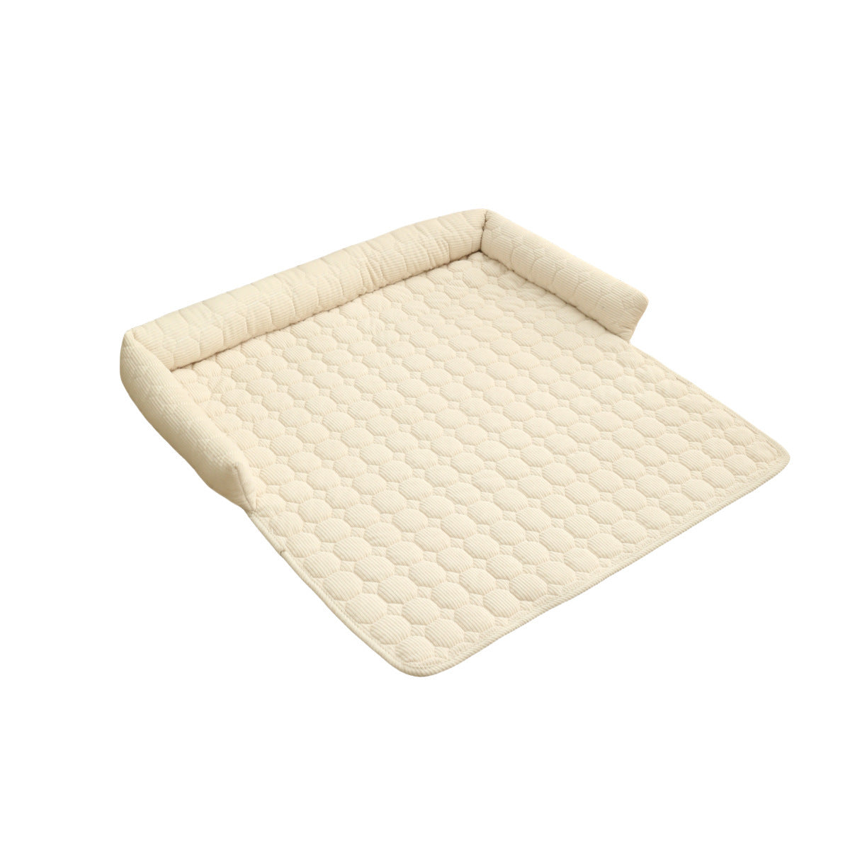 Soft Corduroy Pet Bed Sofa Cover Comfortable Dog & Cat Bed Luxury Pet Mat Couch Protector