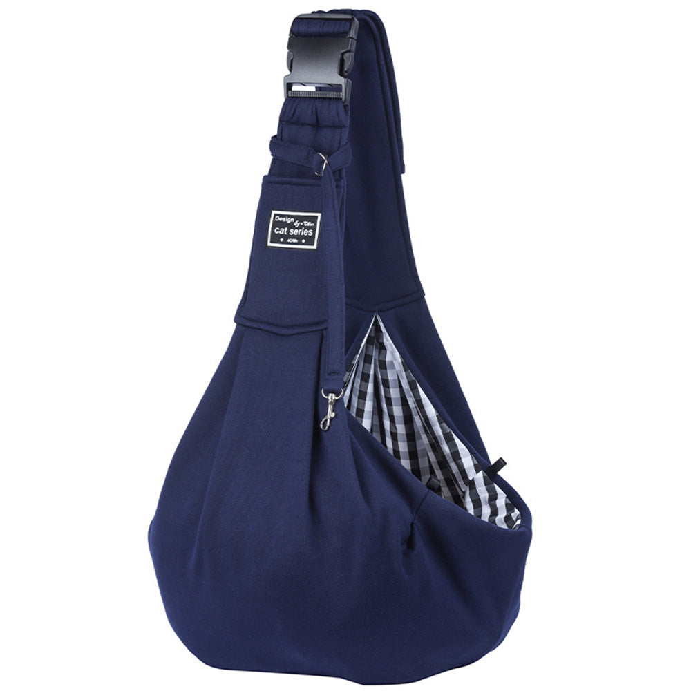 Convertible Dog Carrier Sling: Front and Shoulder Pet Carrier for Cats and Dogs, Stylish Nylon Design, Hands-Free Pet Travel