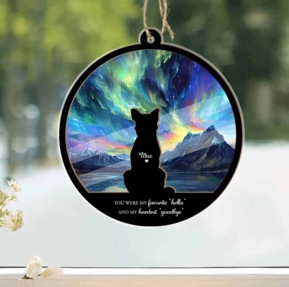 Personalized Loss Of Dog Gift, Pet Memorial Suncatcher, Dog Memorial Gift, Pet Loss Sympathy Gift, Dog Sympathy Gift, Pet Suncatcher 1727866217