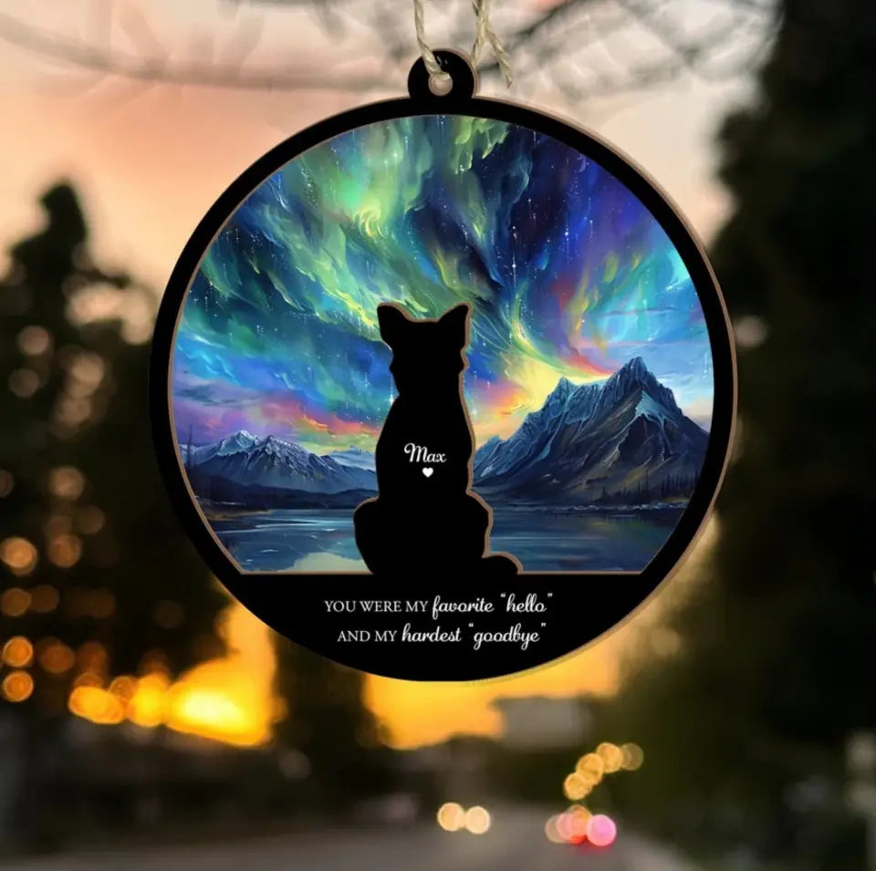 Personalized Loss Of Dog Gift, Pet Memorial Suncatcher, Dog Memorial Gift, Pet Loss Sympathy Gift, Dog Sympathy Gift, Pet Suncatcher 1727866217