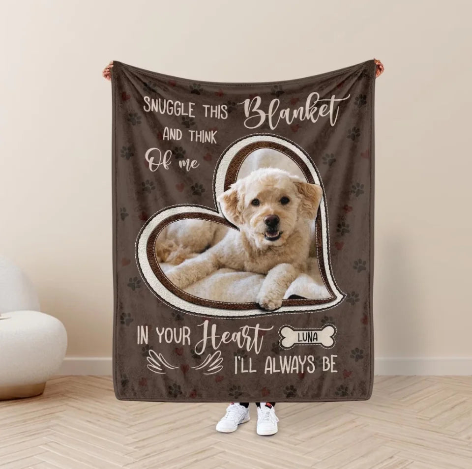 Dog Loss popular Blanket, Pet Loss Gift, Custom Pet Photo Blanket, Pet Keepsake