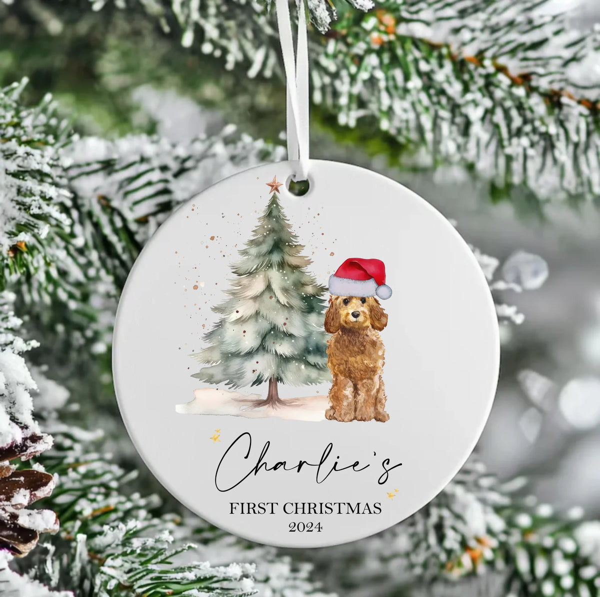 Ceramic Circle Ornament (1)