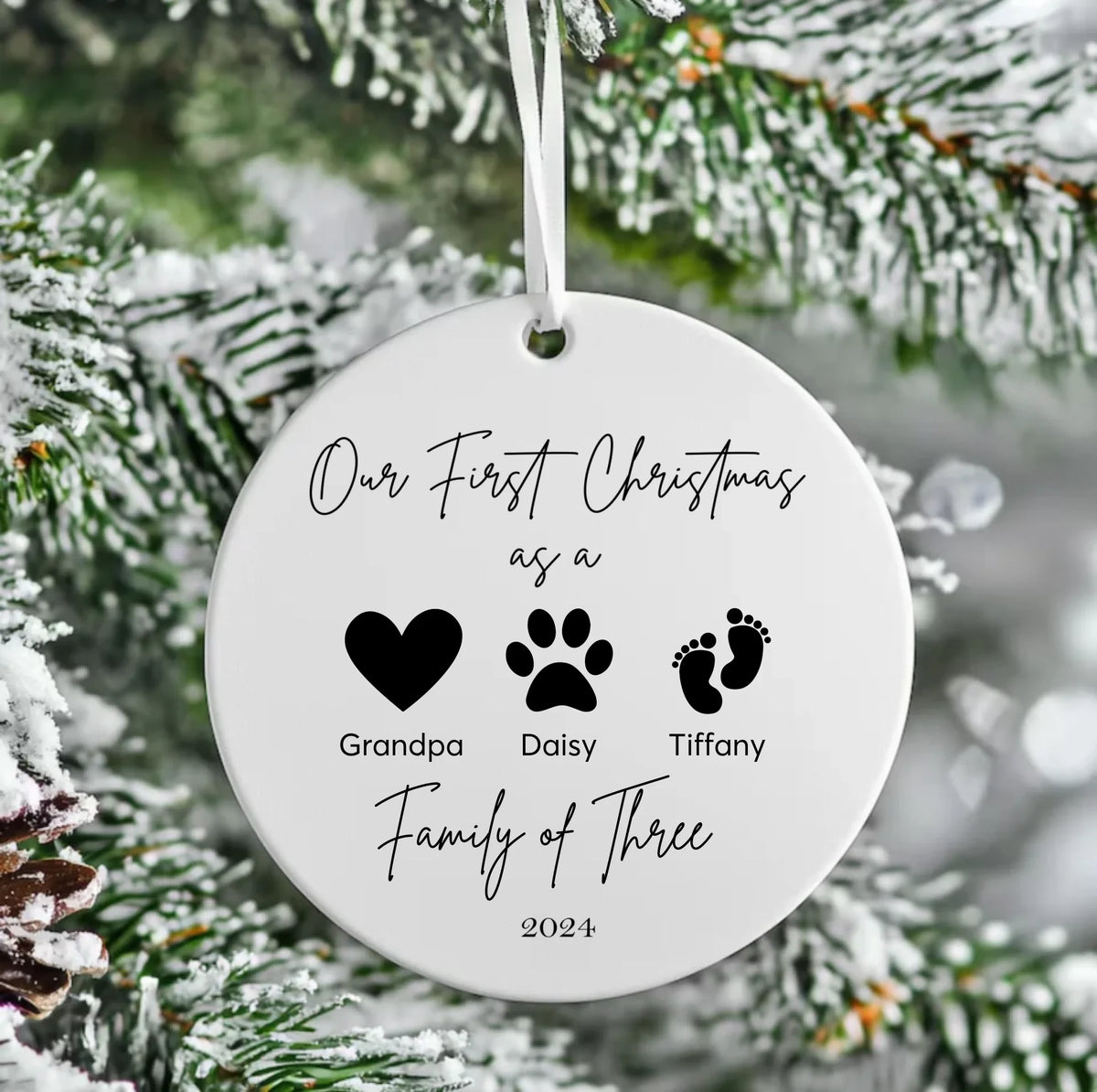 Ceramic Circle Ornament (1)