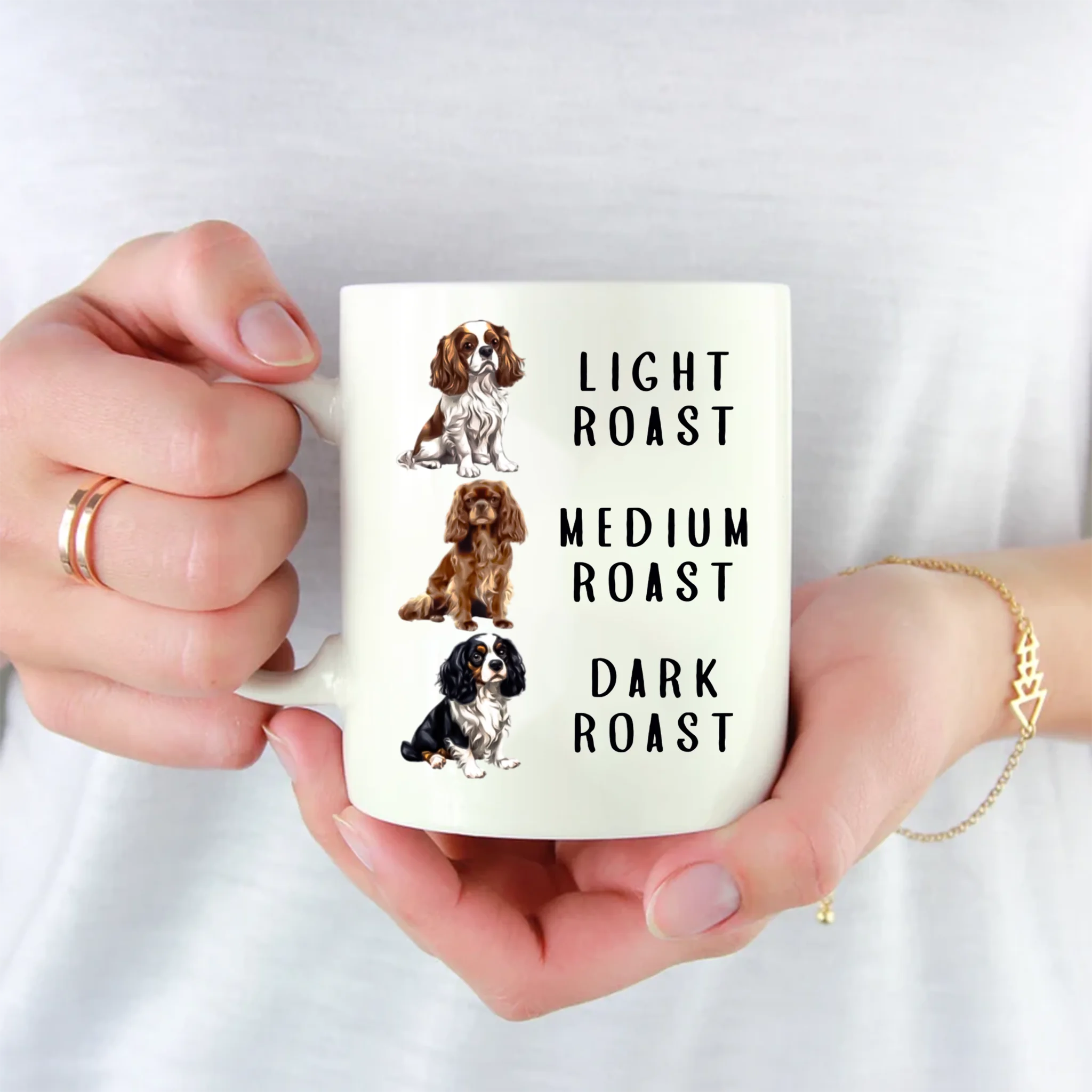 Cavalier King Charles Spaniel Coffee Mug, Funny Dog Mom Gift, Cavalier King Charles Spaniel Lover Gift Morning Coffee Mug, Dog Lover Mug, Dog Owner Present Mug, Roast Mug Desk Decor Pet Parent