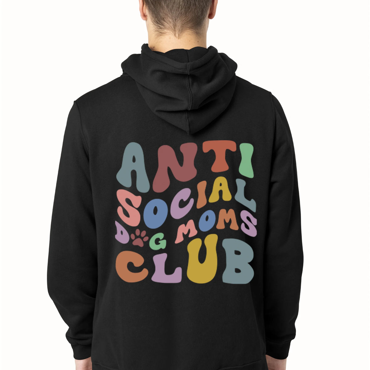 Anti-Social Dog Moms Club Sweatshirt, Dog Mom Sweatshirt, Dog Mom, Gift for Her, Girlfriend Gift, Dog Hoodie, Graphic Design, Dog Sweatshirt