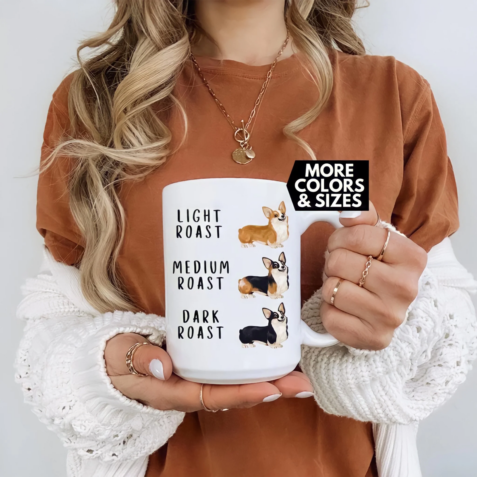 Corgi Lover Gift Morning Coffee Mug Dog Kitchen Decor Pet Parent Gift Cute Coffee Cup Ceramic Tea Cup Office Desk Accessory Large Drink Cup