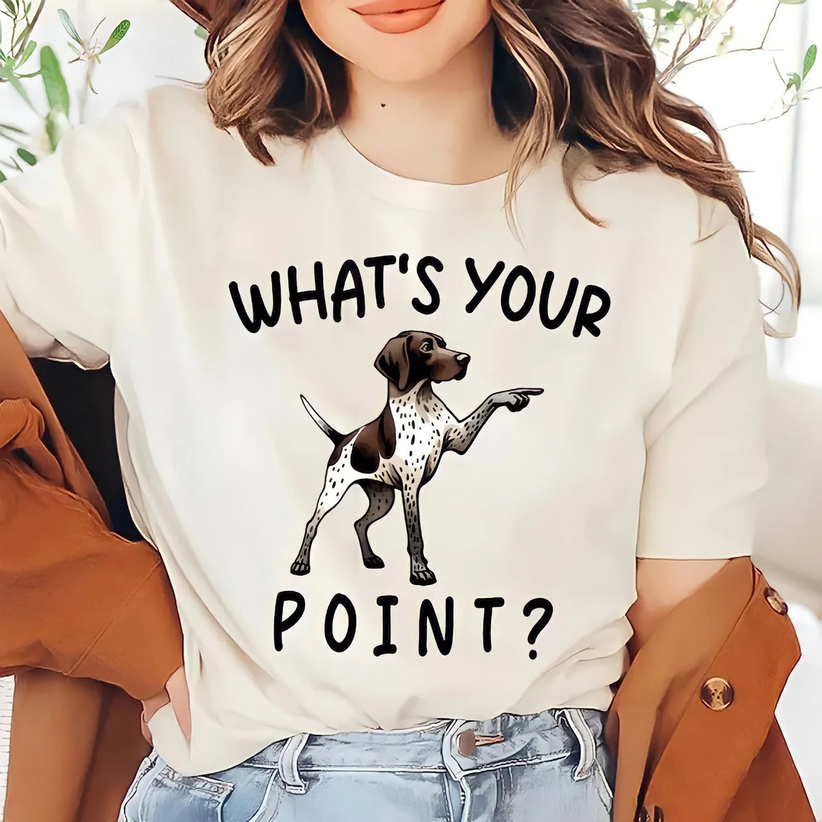 What&#39;s Your Point? Shirt | Funny GSP Shirt | German Shorthaired Pointer Gift | Pointer Mom Shirt | GSP Dog Mom Gift | Hunting Dog Shirt