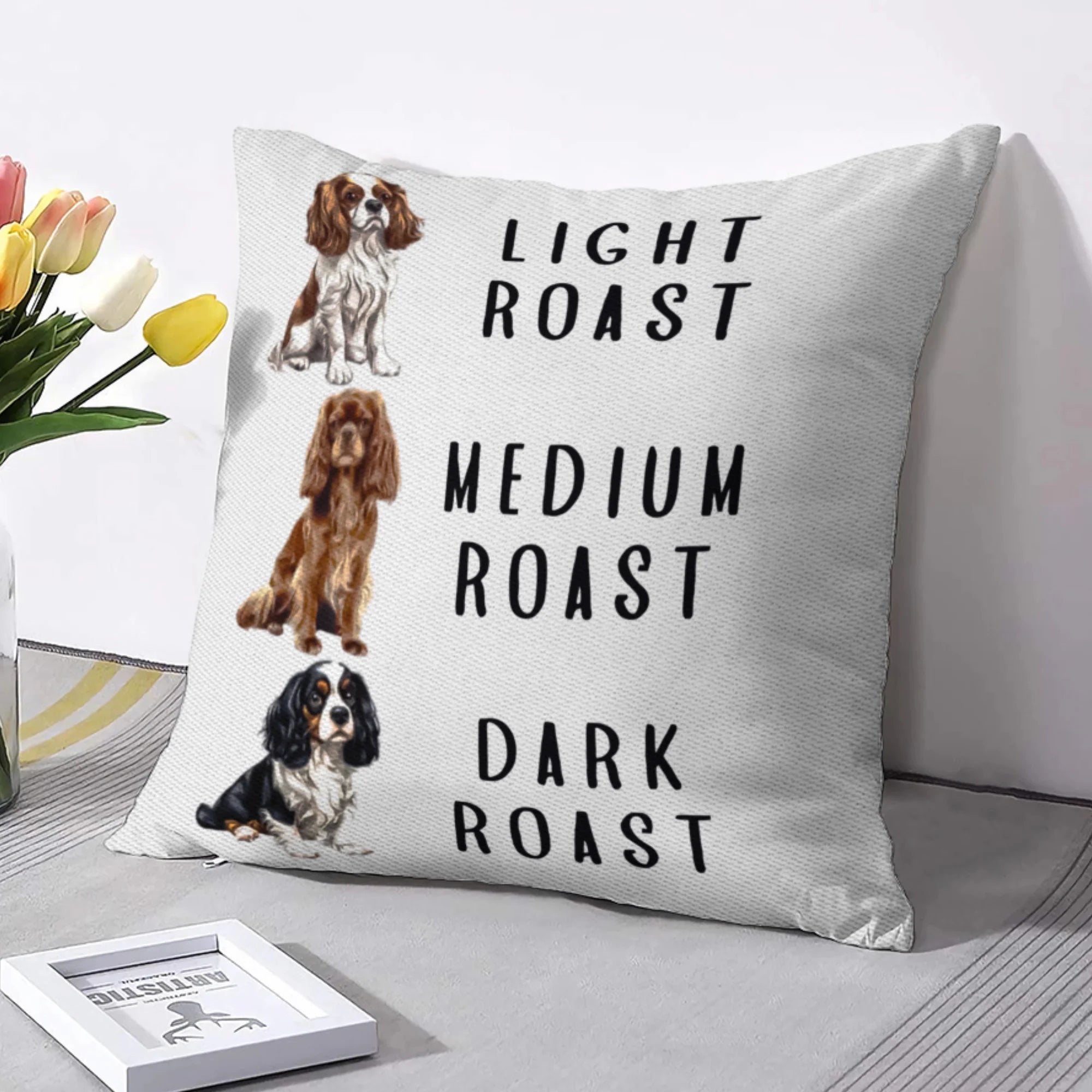 Cavalier King Charles Spaniel Pillow Cover, Funny Dog Mom Gift, Cavalier King Charles Spaniel Lover Gift Pillow Cover, Dog Lover Pillow Cover, Dog Owner Present Pillow Cover