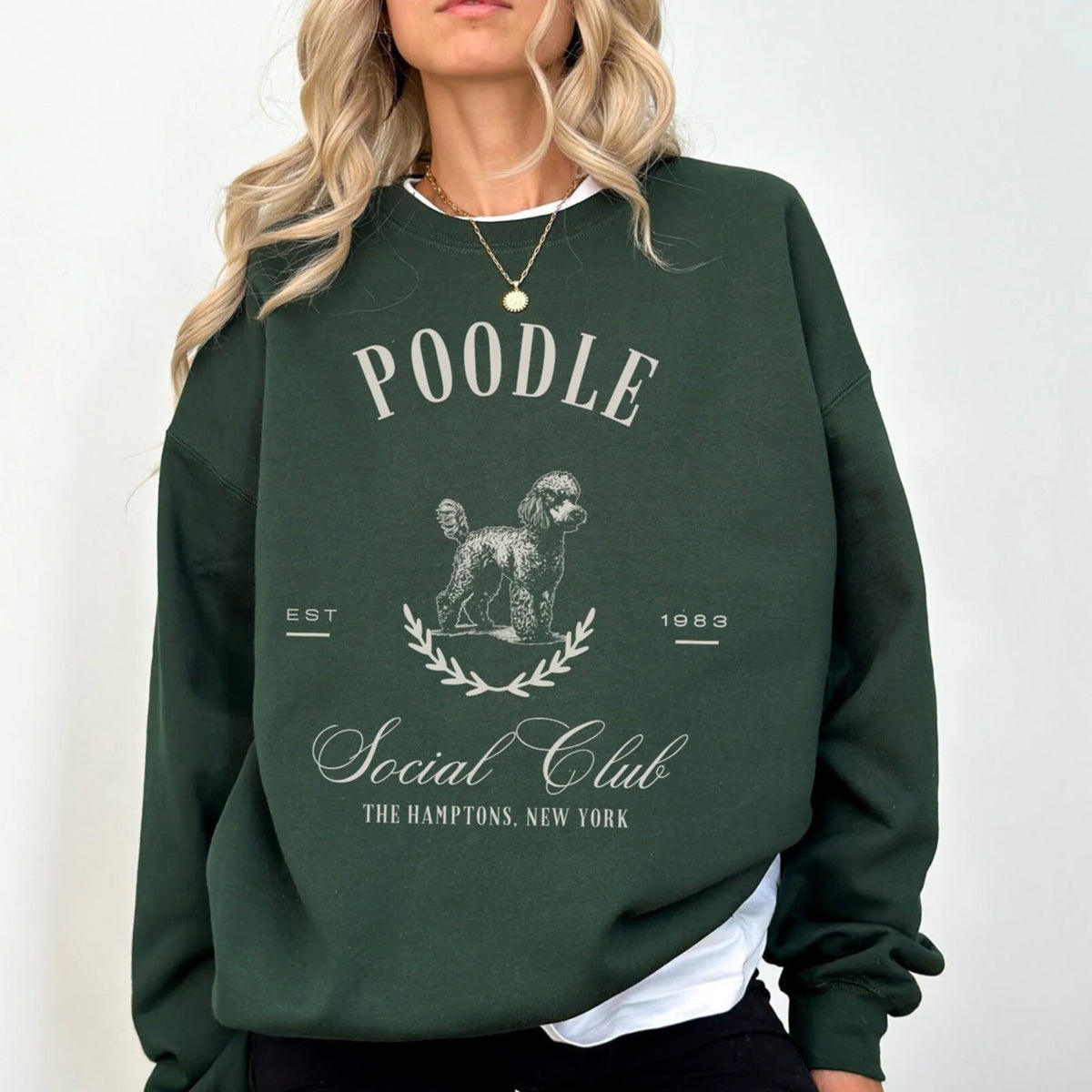 Poodle Social Club sweatshirt, Poodle dog, Poodle gift, Poodle Sweatshirt, Poodle dog mom, Toy poodle, Standard poodle, Poodle sweater
