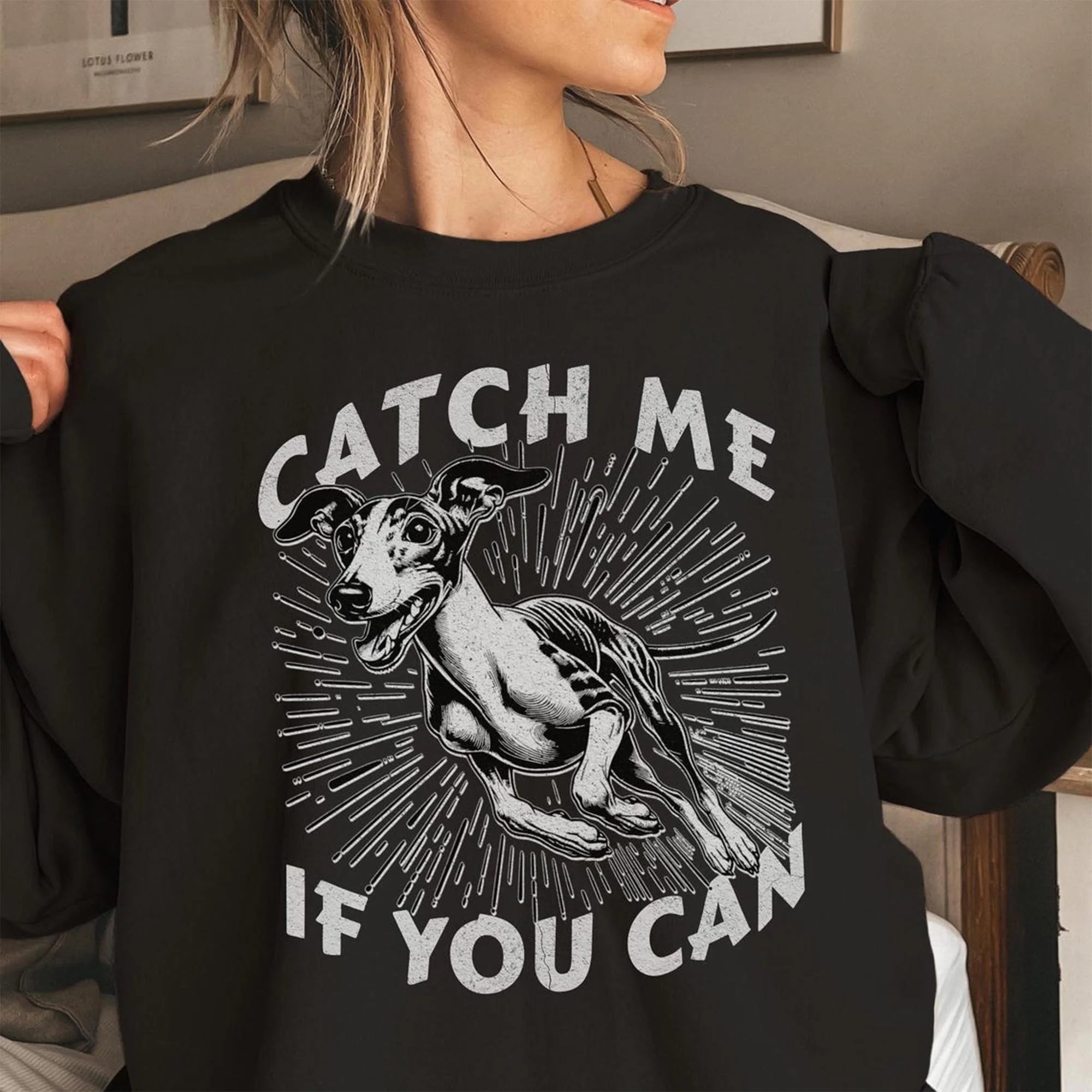 Whippet Dog Sweatshirt, Whippet Lover Gift, Whippet Mom Crewneck, Whippet sweater, Dog Lover Shirt, Whippet Owners Gift, Dog Mom Sweatshirt