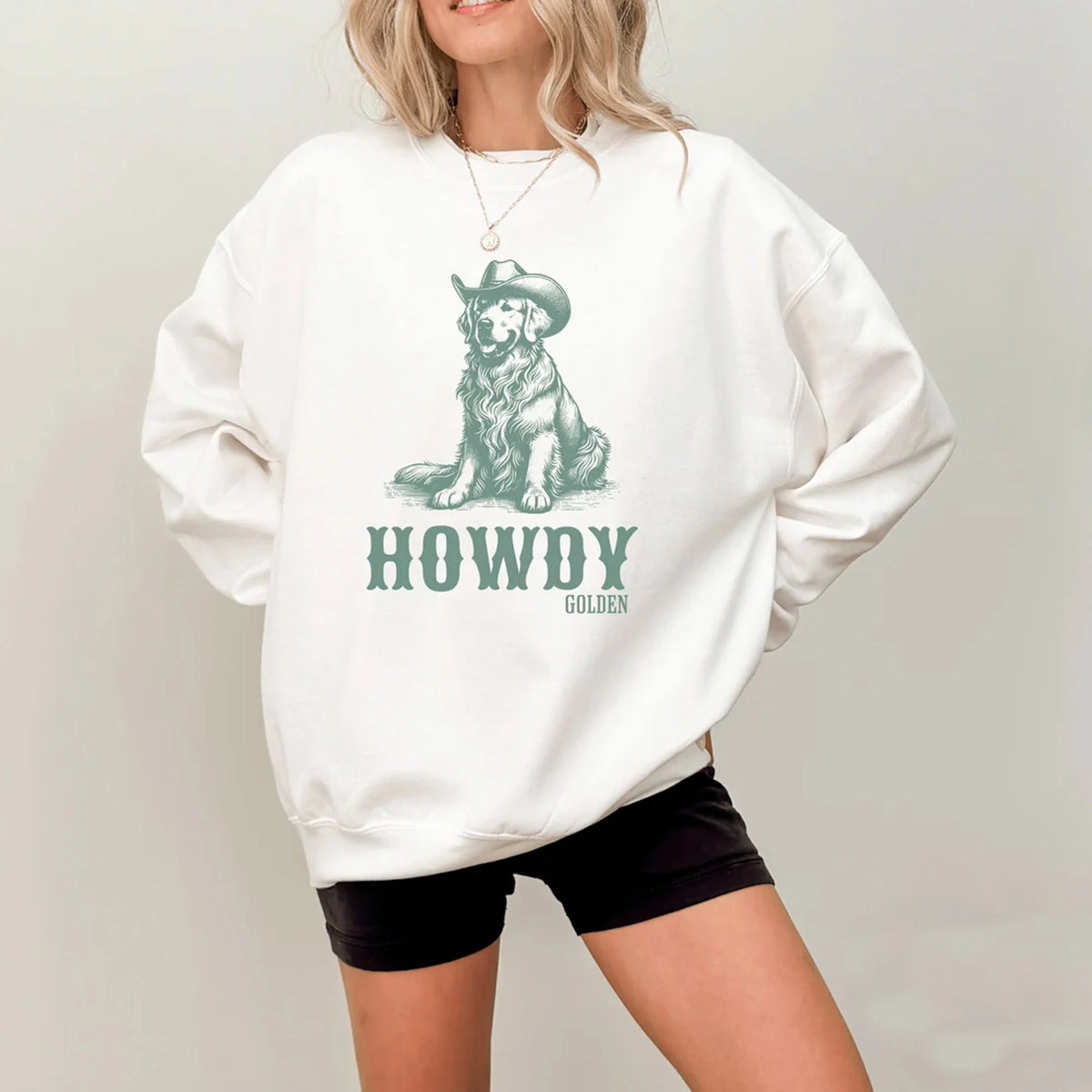Golden retriever Howdy Sweatshirt, Golden retriever, Golden Mom, Golden Retriever gift, Golden Retriever Shirt, Golden Retriever Sweatshirt