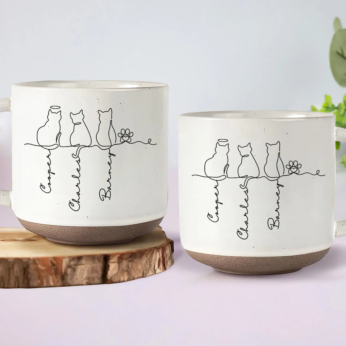 Personalized Pottery Mug for Cat Lovers – The Perfect Gift for Cat Moms &amp; Dads