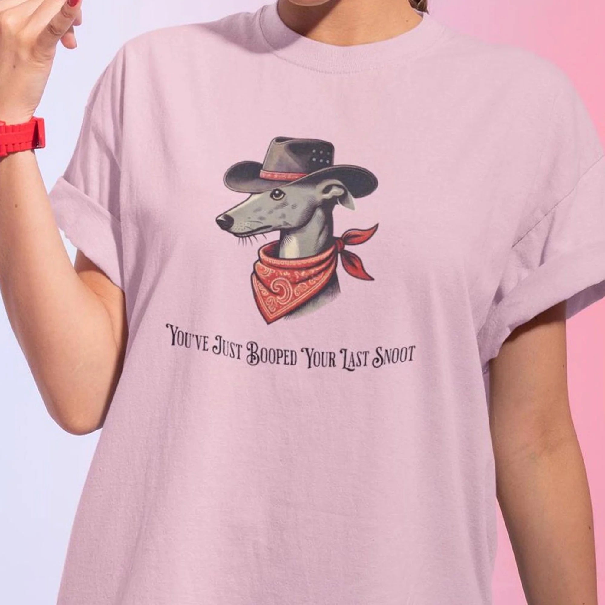 Iggy Cowboy T-Shirt - Funny Dog Lover Tee, Western Whippet Shirt, Italian Greyhound Unisex Tee, Country Dog Meme Shirt, Cute Pet Gift