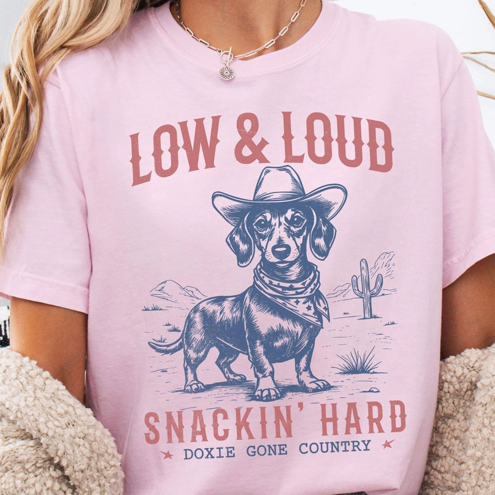 Funny Dachshund Cowboy Shirt, Dog Lover Gift, Western Wiener Dog Tee, Vintage Doxie T-Shirt, Dachshund Gift for Dog Moms & Dads, Doxie mom