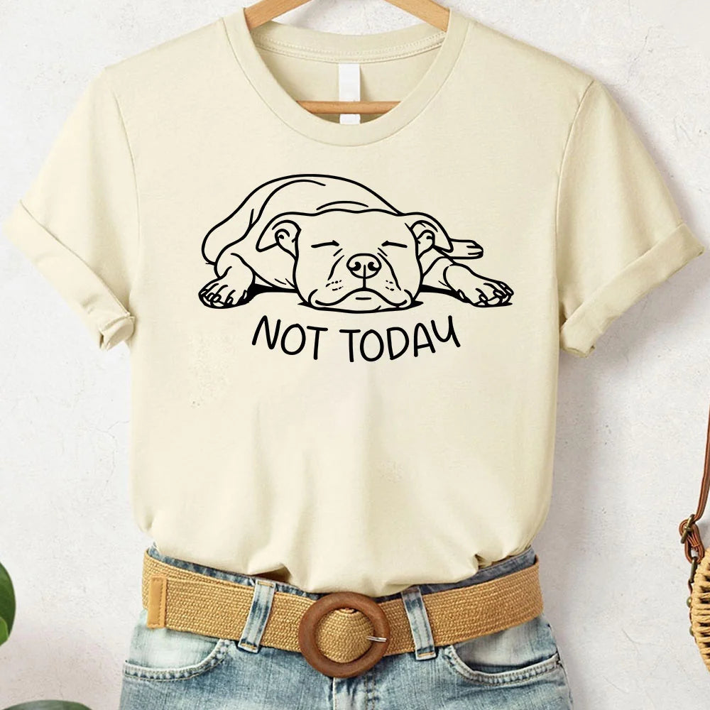 Not Today Pit Bull T-Shirt | Cute Pit Bull Gift | Funny Pitbull Tee | Pitbull Dog Mom Gift | Pittie Funny Tee | Pit Bull Lover Gifts
