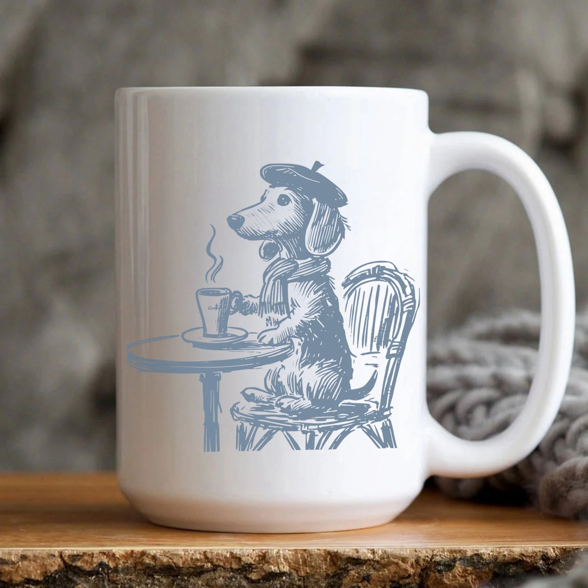 Dachshund, Weenie Mug, Paris Wiener Dog Gift, Weenie Paris, Doxie France Mug, Pet Mug, Sausage Dog Mom, Doxie Dad, Sausage Dog Coffee