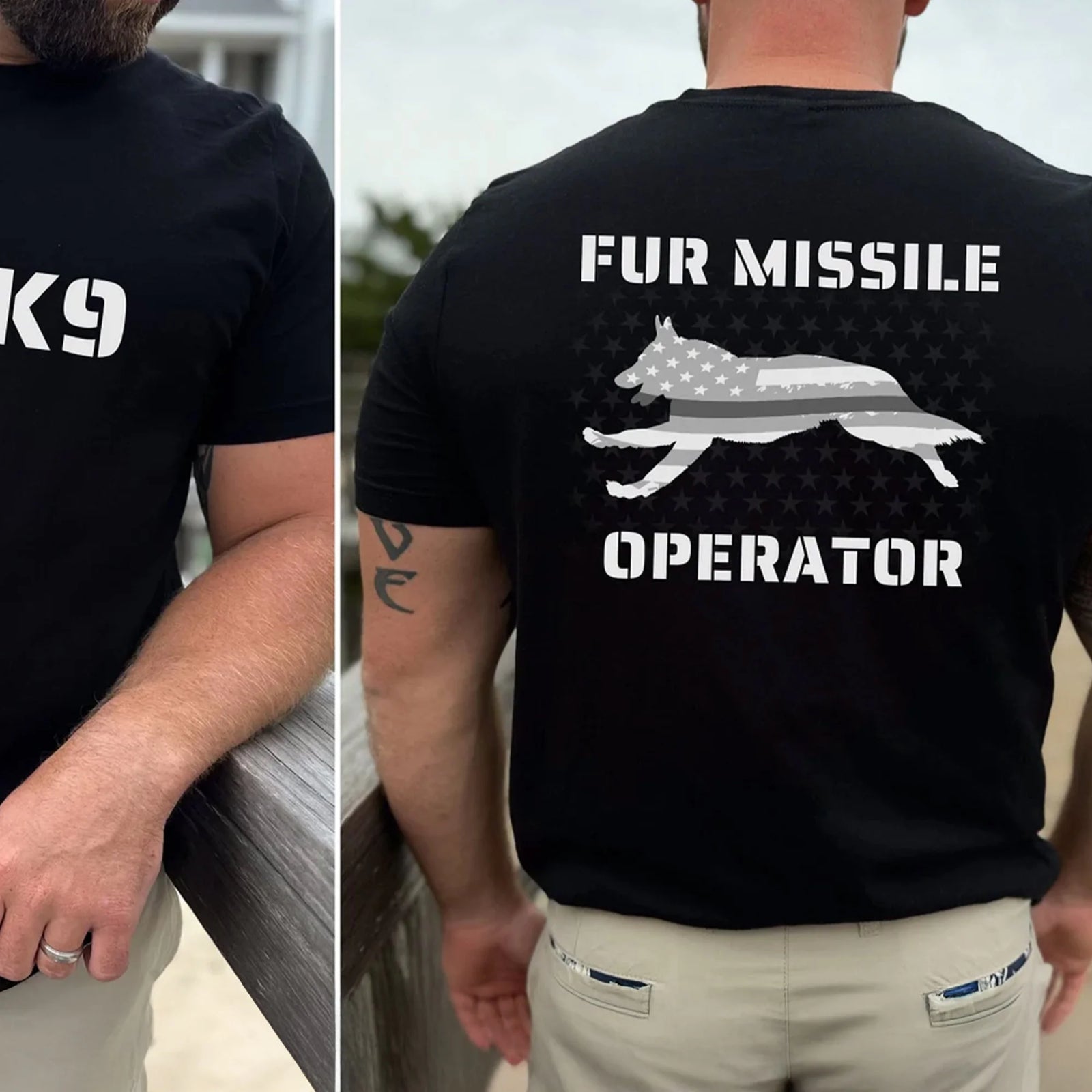 Corrections - Fur Missile Operator T-shirt, K9 Handler Shirt, LEO Tee, K9 Police Officer Tshirt, German Shepherd Shirt, GSD Tshirt