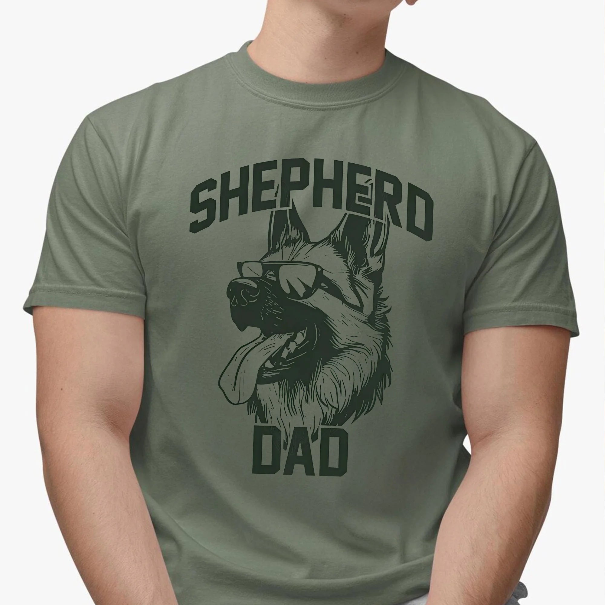 Shepherd Dad T-shirt, Unisex Men's Shirt, German Shepherd Owner, Best Dog Dad Gift