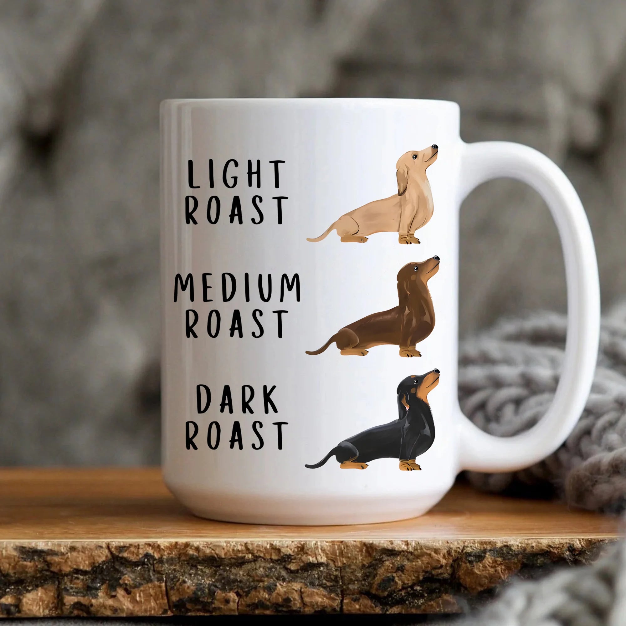 Dachshund Coffee Mug Funny Doxin Mug Weiner Dog Mom Gift Coffee Roast Lover Present Doxie Owner Cup Pet Parent Gift Funny Dog Ceramic Mug