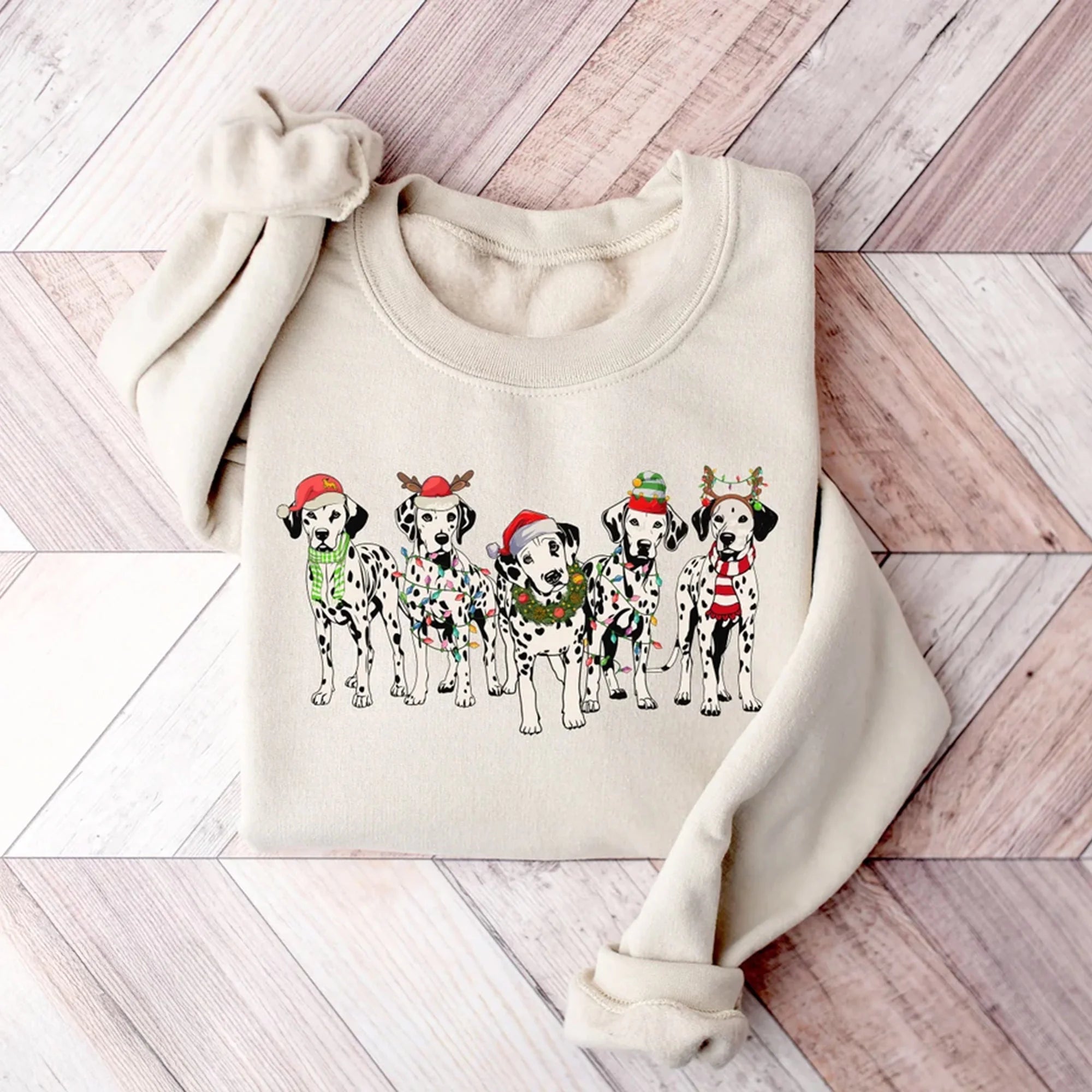 Dalmatian Dog Christmas Sweatshirt, Christmas Dog Shirt, Dog Owner Christmas Gift, Holiday Sweater, Dog Lover Shirt, Christmas Gift, Xmas