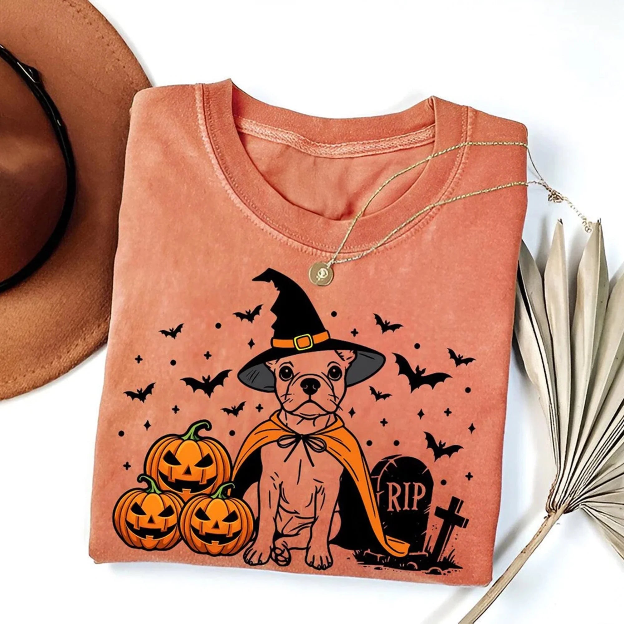 Boston Terrier Halloween Shirt | Witch Dog T-Shirt | Pumpkin Boston Terrier Tee | Boston Terrier Lover Gift | Halloween Boston Terrier Shirt