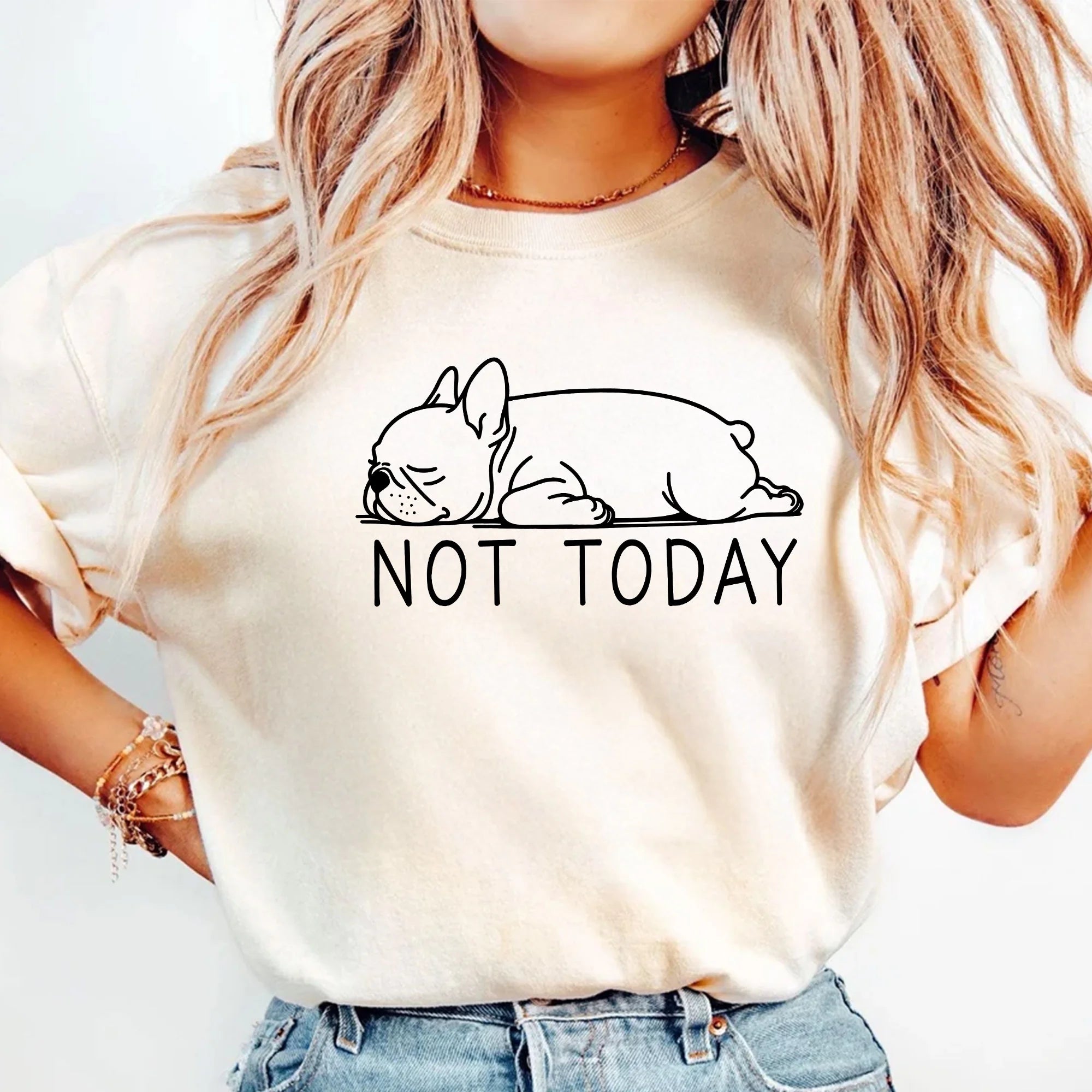 Boston Terrier Not Today T-Shirt | Funny Boston Terrier Tee | Boston Terrier Mom | Boston Terrier Lover Gift | Terrier Mom Shirt