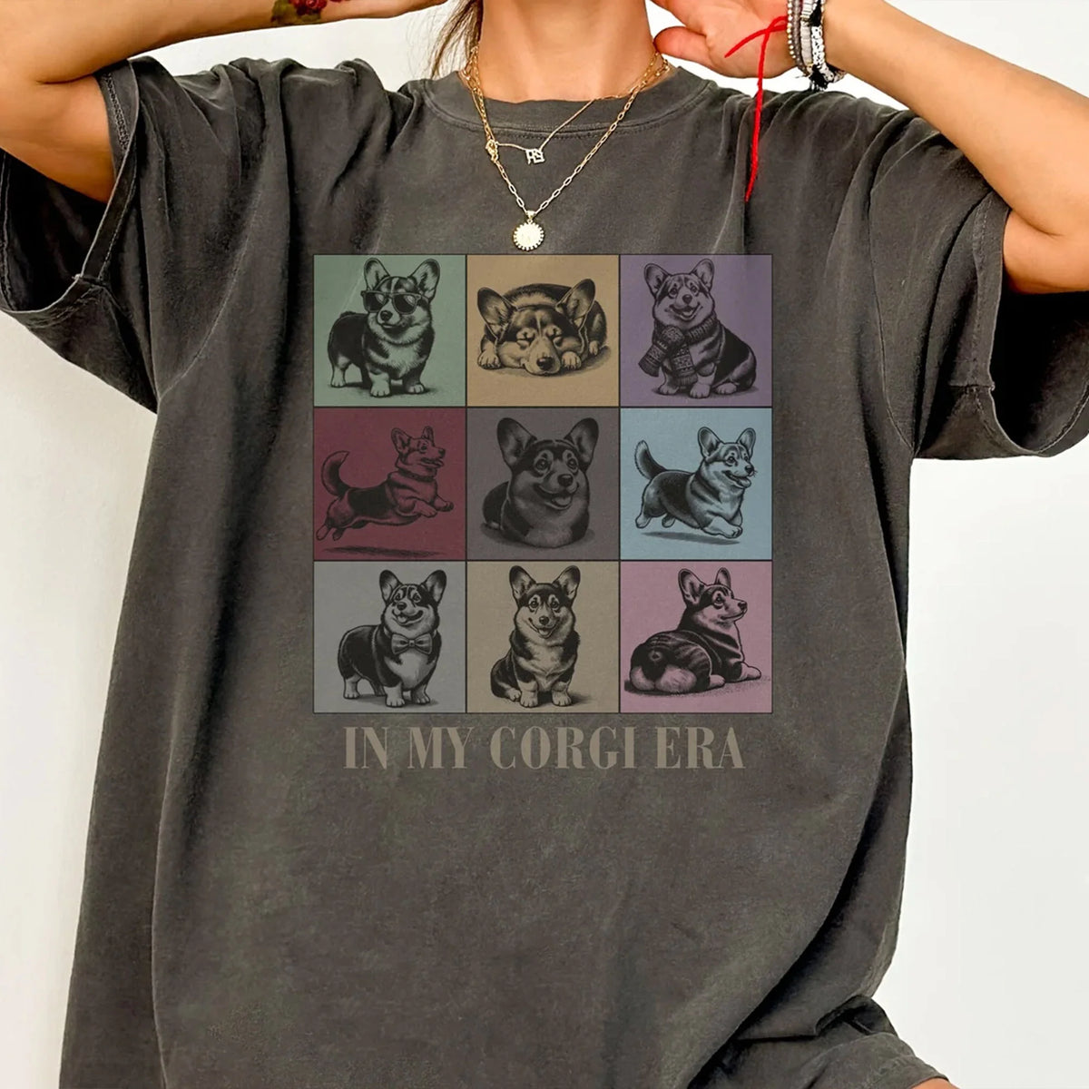 In My Corgi Era Shirt, Trendy Corgi Mom Tee, Dog Mama Gift Tshirt, Dog Lovers Gift Sweatshirt, Corgi Lover Gift for Kids Women, Mothers Day
