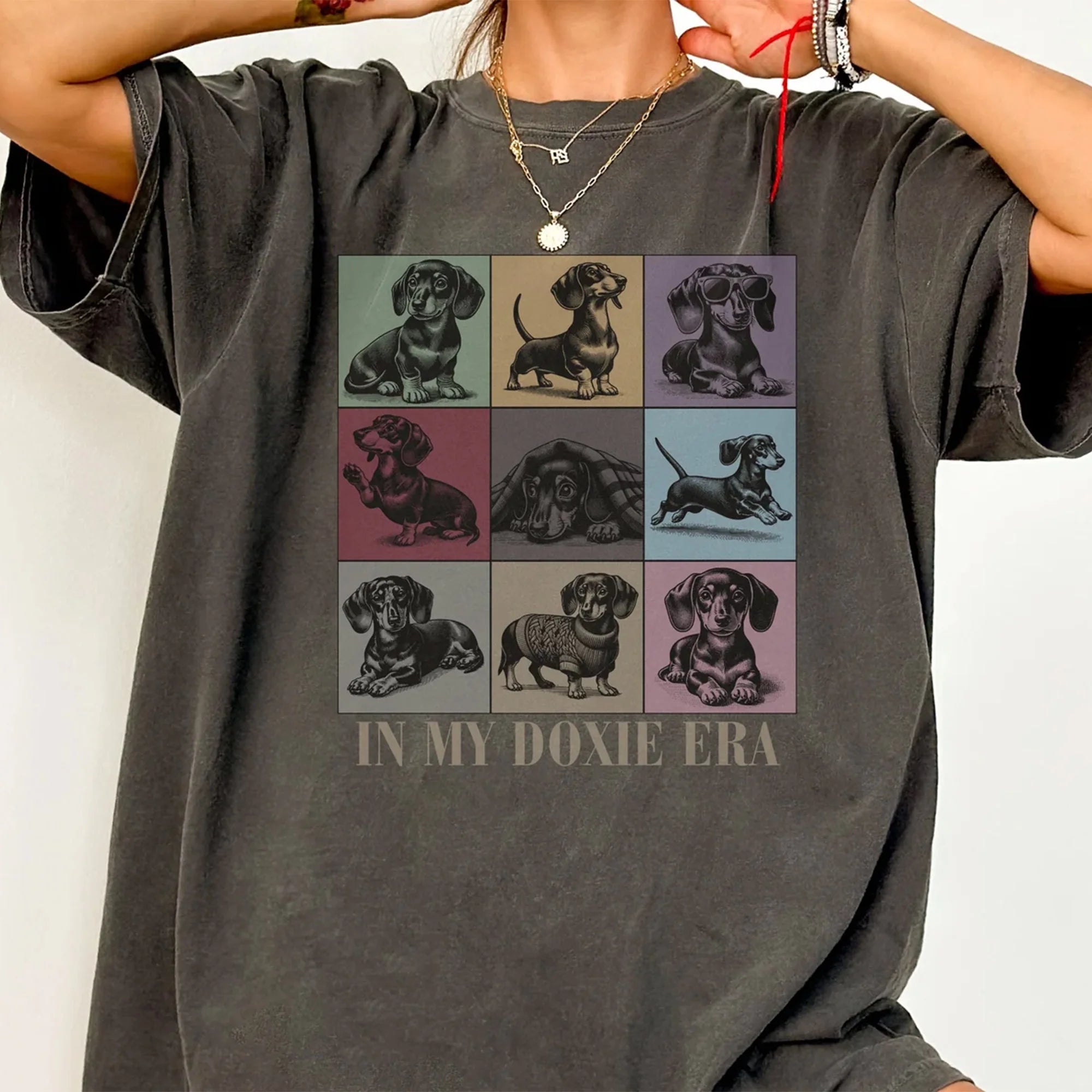 In My Doxie Dachshund Era Shirt, Trendy Dog Mom Tee, Graphic Dog Mama T-shirt, Gift for Dog Lovers Tshirt Sweatshirt, Mothers Day, Birthday