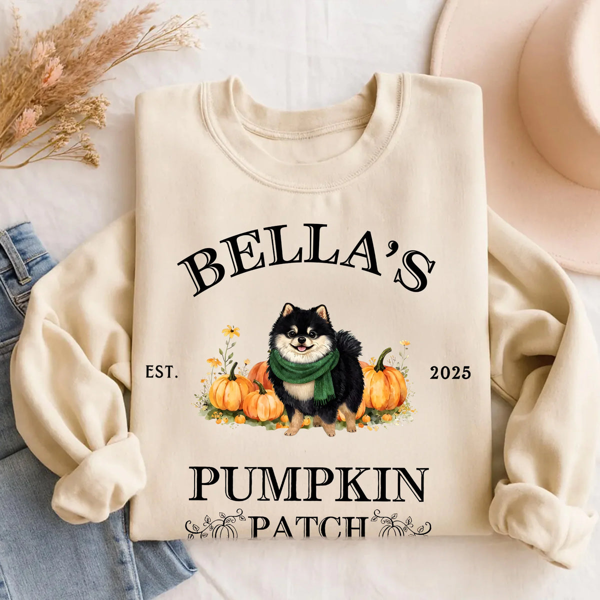 Pomeranian Sweatshirt Halloween Dogs Shirt Personalized Pomeranian