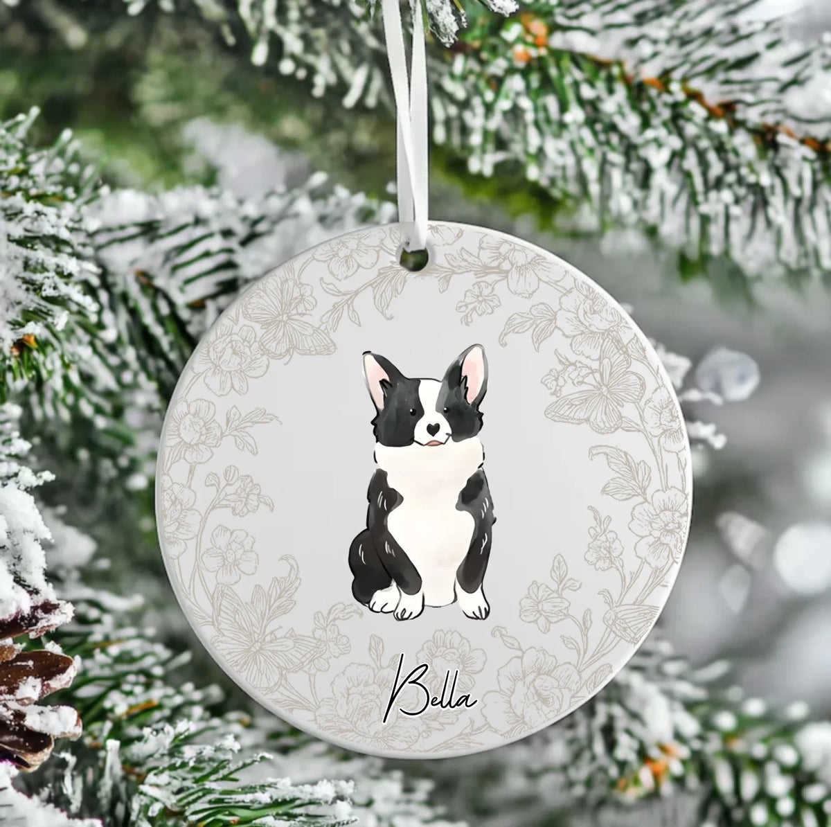 Ceramic Circle Ornament (1)