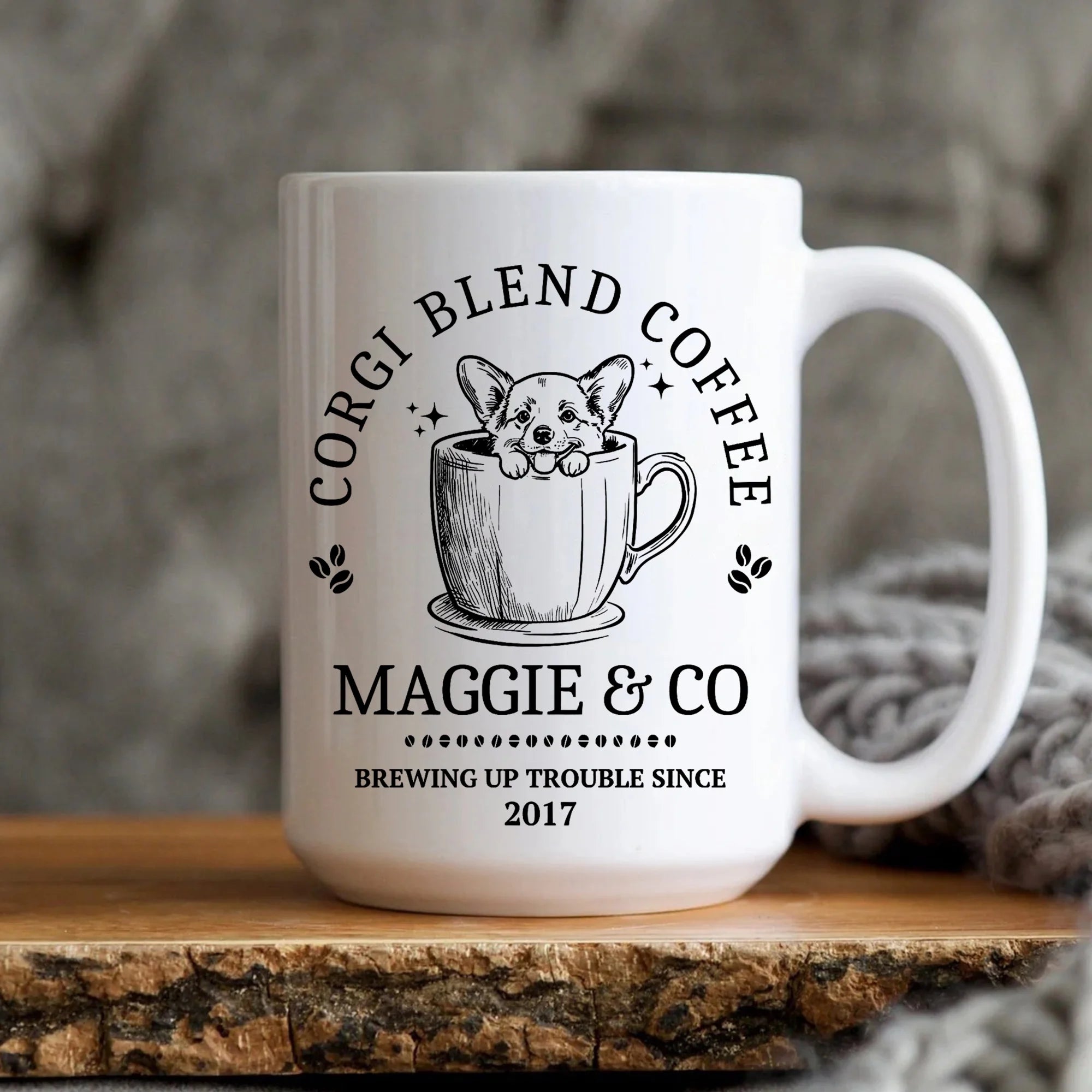 Custom Corgi Mug Coffee Lovers Kitchen Decor Pembroke