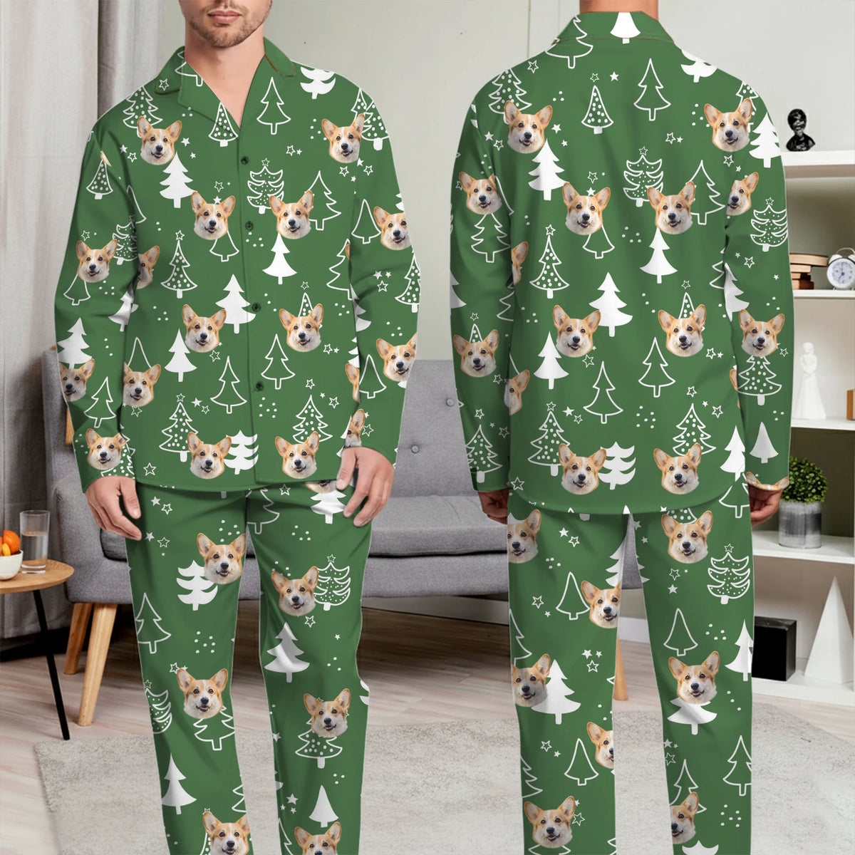 Personalized Pet Face Pajamas – Funny Personalized Family Christmas Gift