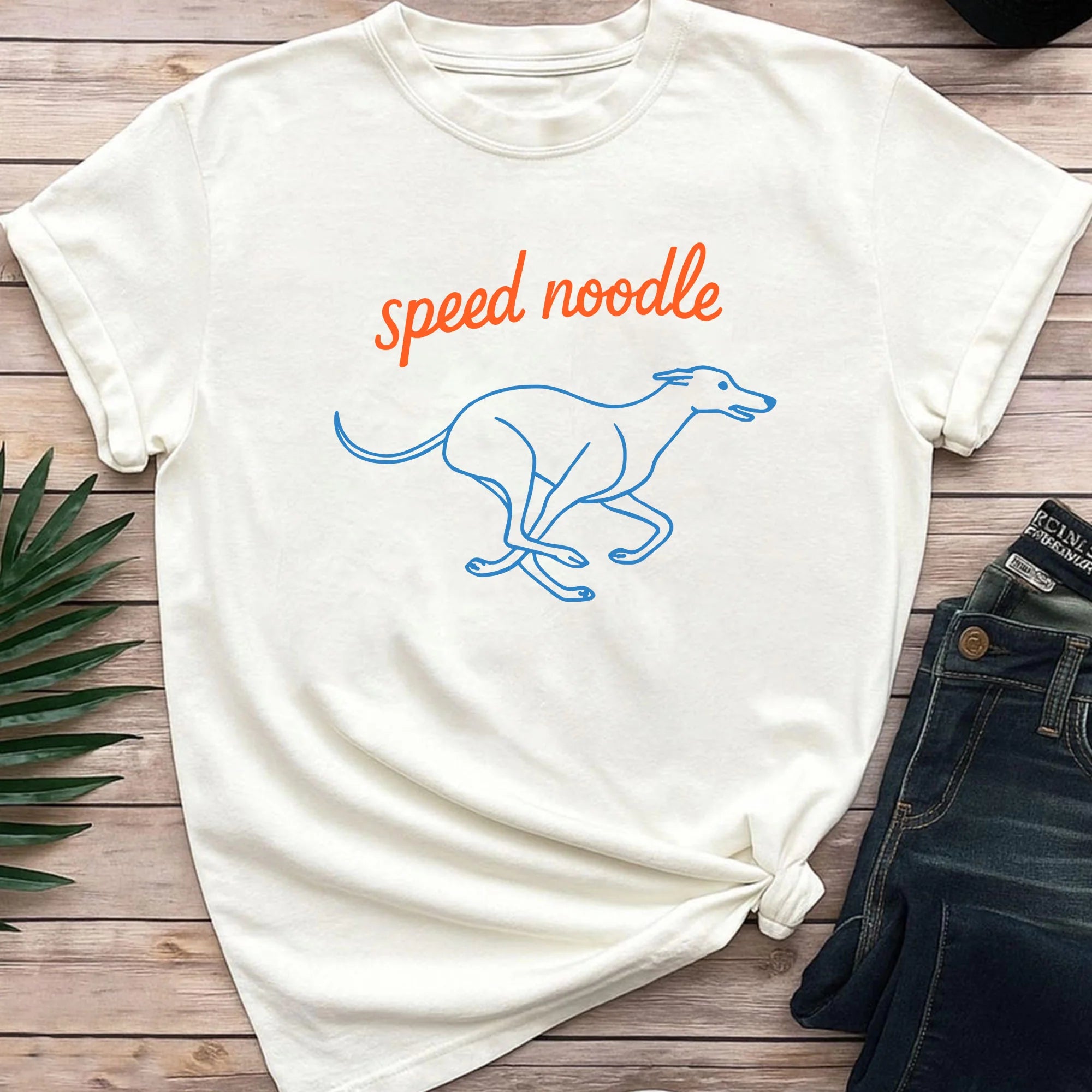 SPEED NOODLE SHIRT, Greyhound T-shirt, Whippet Tee, Greyhound Owner Gift