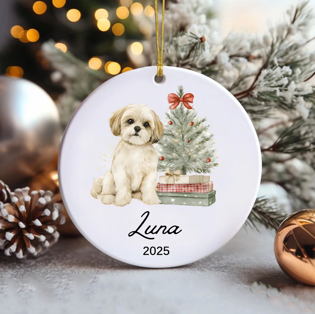 Ceramic Circle Ornament (1)