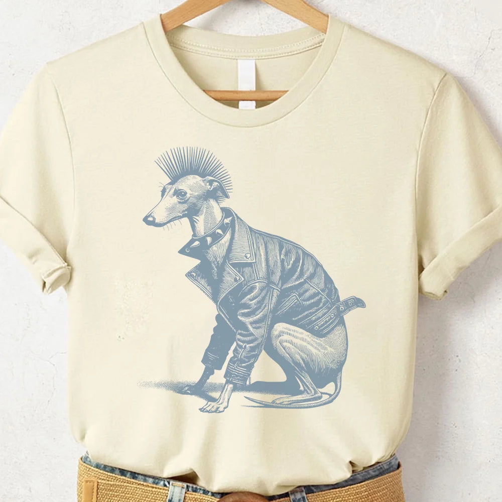 Italian Greyhound Punk T-Shirt: Whippet Mowhawk Gift Sweatshirt