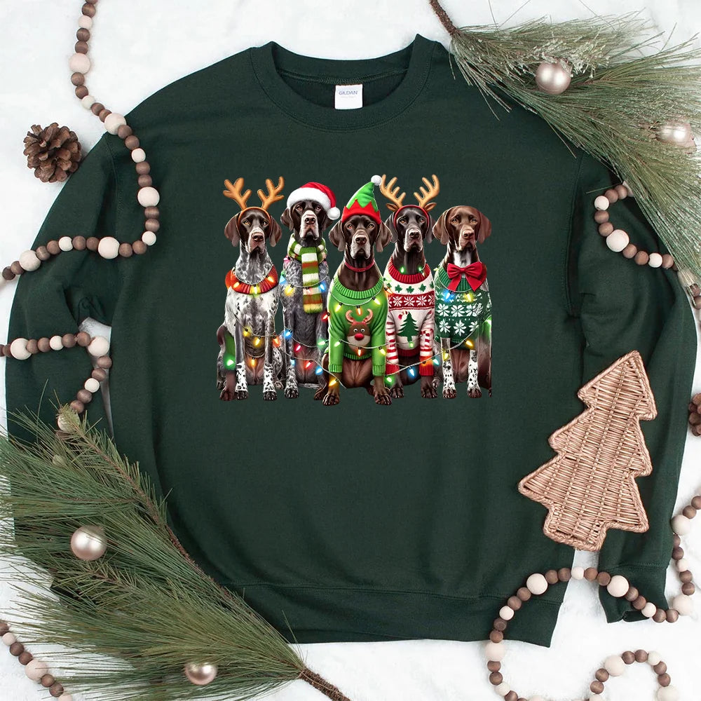 Comfort Colors GSP Shirt, GSP Christmas shirt, gsp christmas sweatshirt