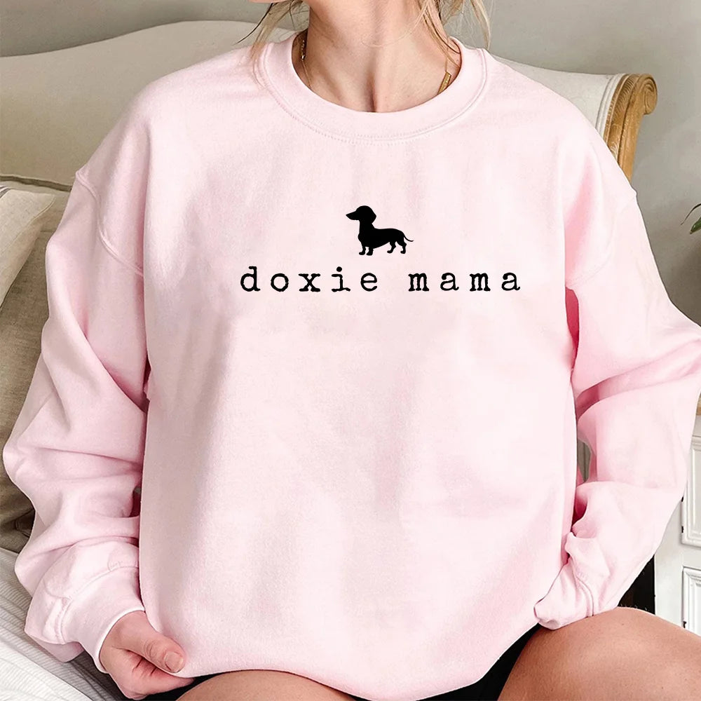 Doxie Mama Sweatshirt, Dachshund Mom Pullover