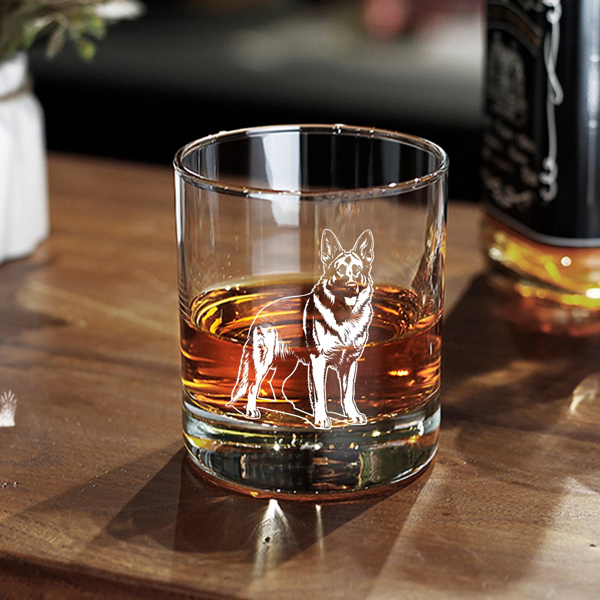 German Shepherd Customizable Dog Glasses | Your Dog Personalized