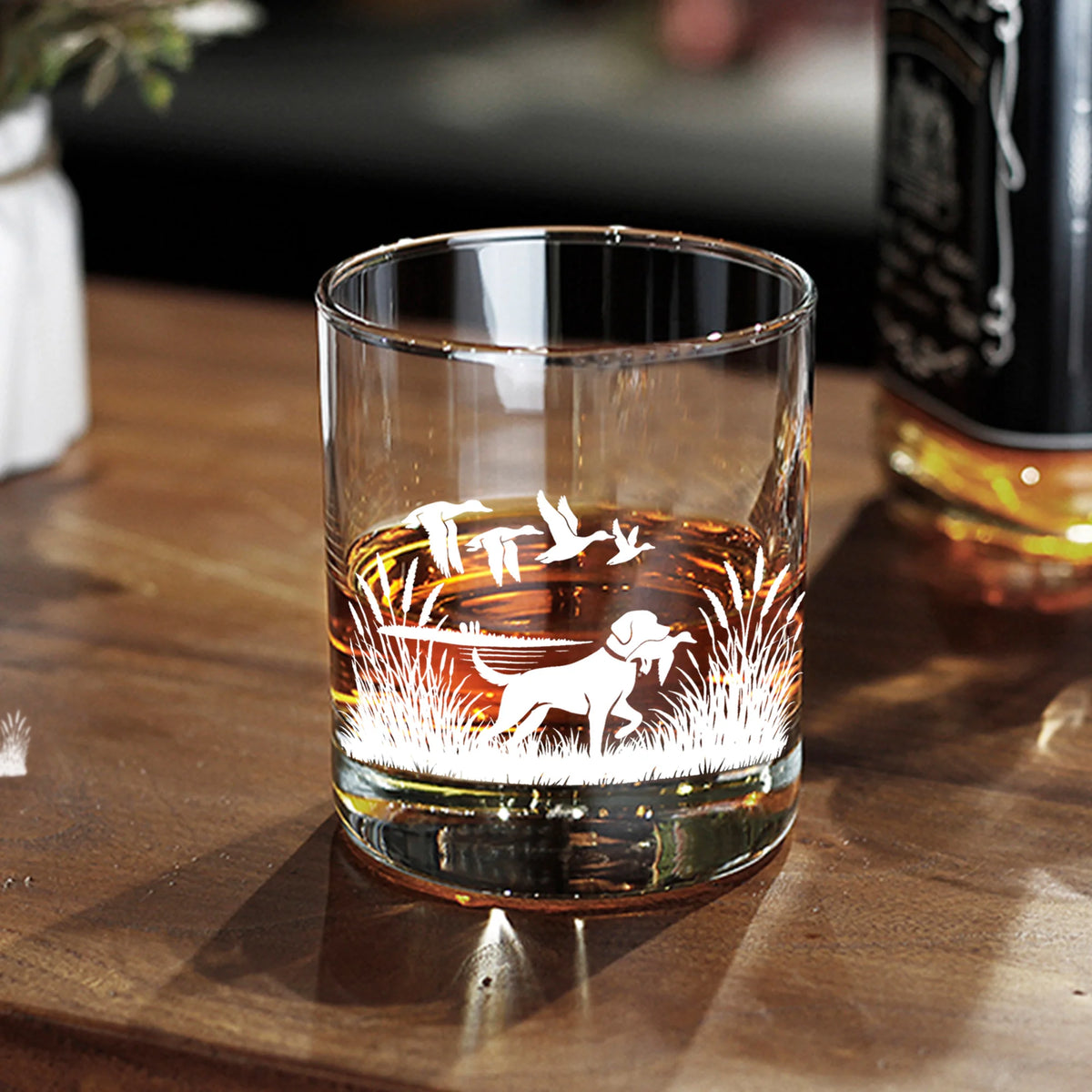 Duck Hunting Whiskey Glass | Outdoorsman Gift