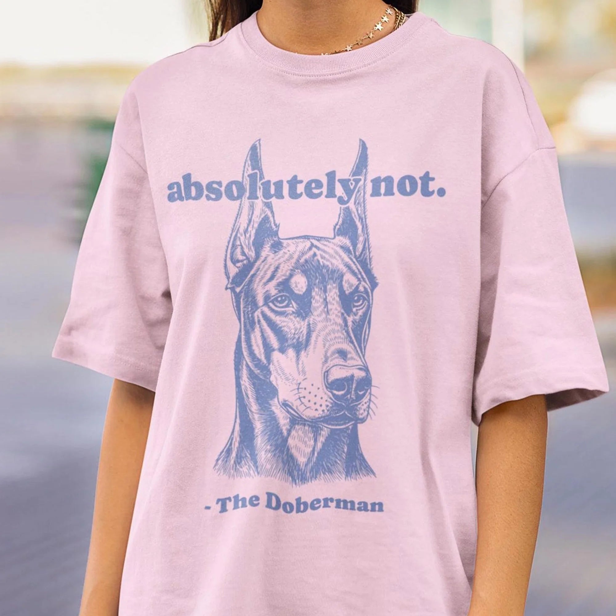 Comfort Colors Dog T-Shirt Absolutely Not Shirt Sarcastic Dog T-Shirt