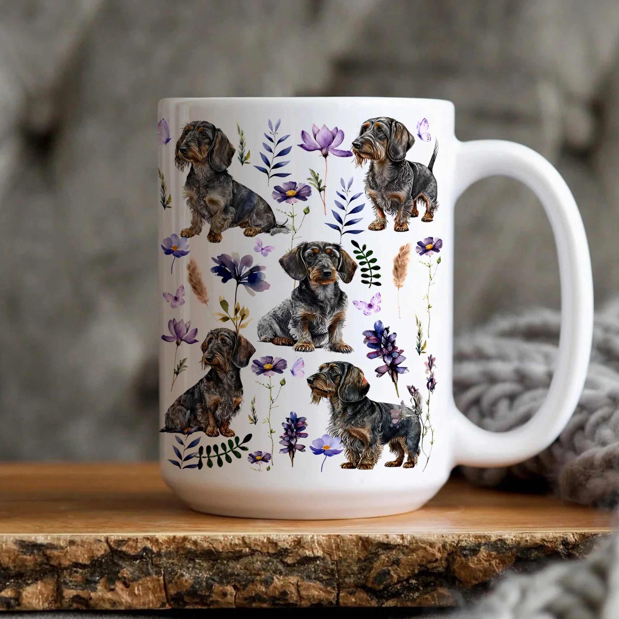 Wire Haired Dachshund Dog Mug Wire Haired Dachshund Gifts