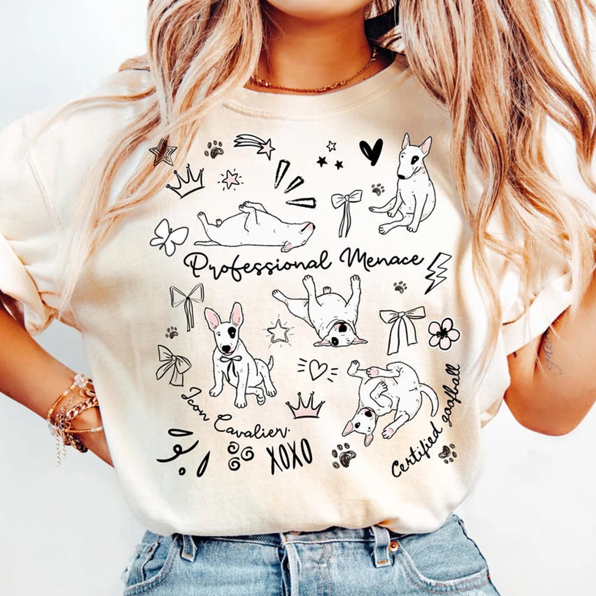 Comfort Colors Bull Terrier T-Shirt Funny Dog Tee Sassy Dog Mom Gift