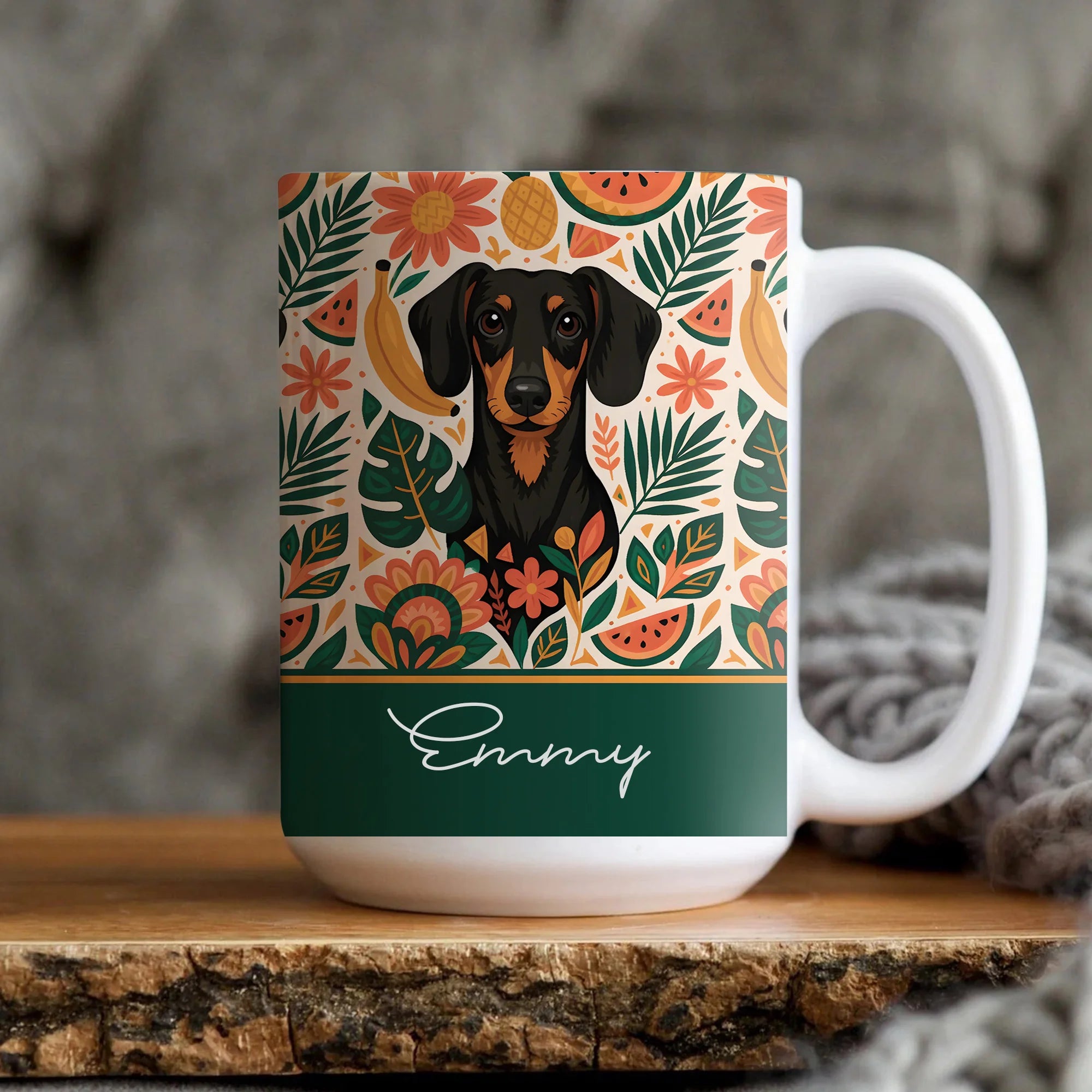 Dachshund Mug Tough Style Dog Lover Gift Unique Accessory